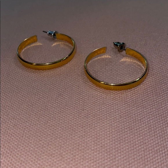 Small Gold Hoops - Picture 4 of 4